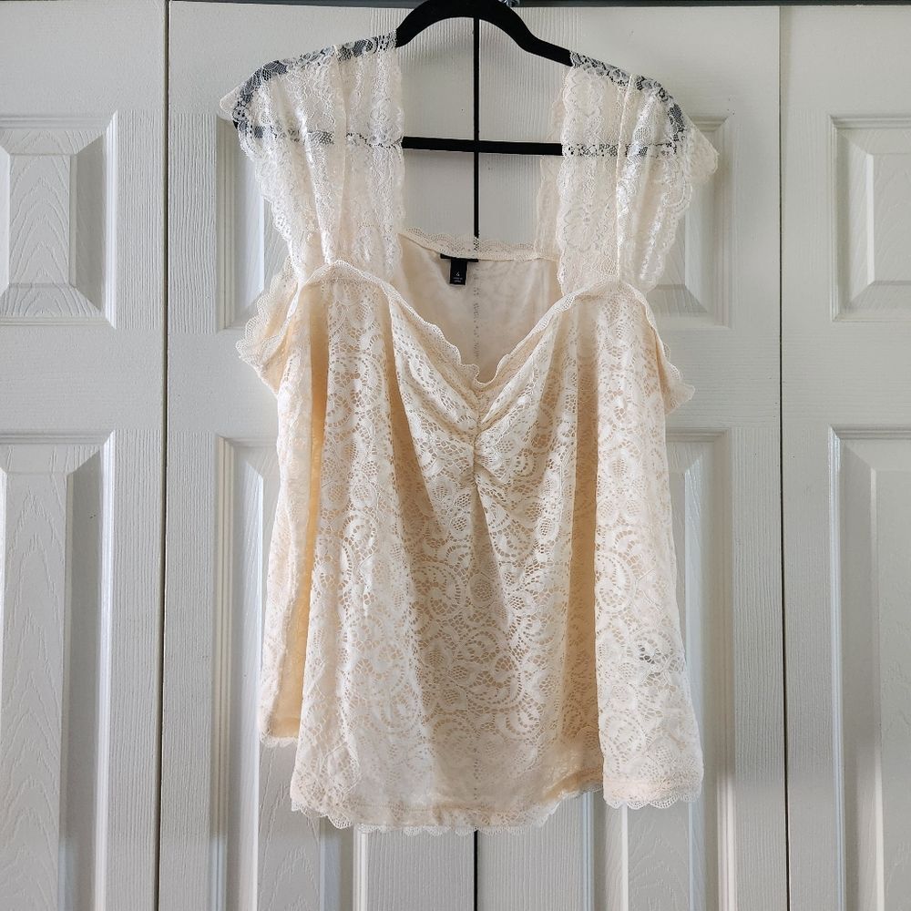 Torrid Women's Y2K Stretchy Sweetheart Neckline Cap Sleeve Camisole, Size 4X